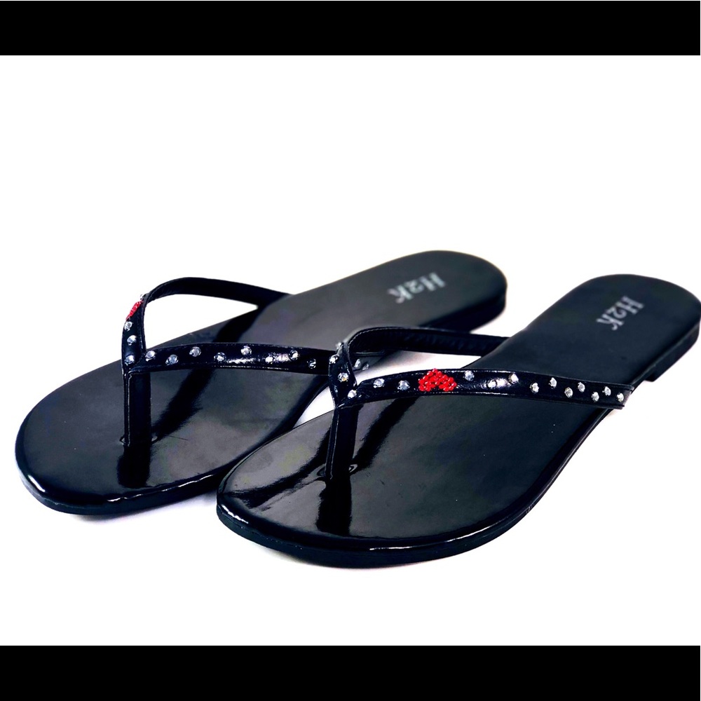 💎Swarovski Flip Flops Custom Made - Picture 1 of 6